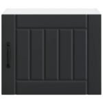 Wall Cabinet LUCCA Black 50 x 31 x 40 cm Engineered Wood