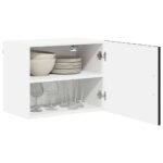 Wall Cabinet LUCCA Black 50 x 31 x 40 cm Engineered Wood