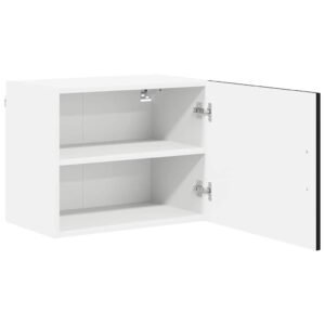 Wall Cabinet LUCCA 2 pcs Black 50 x 31 x 40 cm Engineered Wood