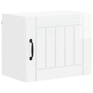 Wall Cabinet LUCCA High Gloss White 50 x 31 x 40 cm