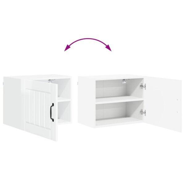 Wall Cabinet LUCCA High Gloss White 50 x 31 x 40 cm