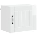 Wall Cabinet LUCCA 2 pcs High Gloss White 50 x 31 x 40 cm