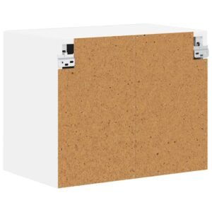 Wall Cabinet LUCCA 2 pcs High Gloss White 50 x 31 x 40 cm