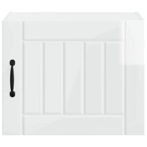 Wall Cabinet LUCCA 2 pcs High Gloss White 50 x 31 x 40 cm