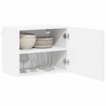 Wall Cabinet LUCCA 2 pcs High Gloss White 50 x 31 x 40 cm