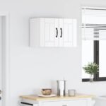 Wall Cabinet LUCCA White 60 x 31 x 40 cm Engineered Wood