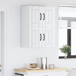 Wall Cabinet LUCCA 2 pcs White 60 x 31 x 40 cm Engineered Wood