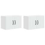 Wall Cabinet LUCCA 2 pcs White 60 x 31 x 40 cm Engineered Wood