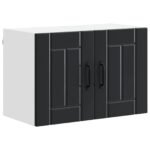Wall Cabinet LUCCA Black 60 x 31 x 40 cm Engineered Wood