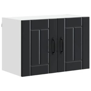 Wall Cabinet LUCCA Black 60 x 31 x 40 cm Engineered Wood