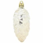 Christmas Pine Cone Ball 40 pcs Champagne Plastic