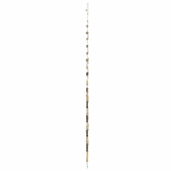 Christmas Tree with 100 LEDs Natural 180 cm Solid Ash wood