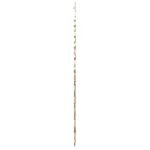 Christmas Tree with 130 LEDs Natural 210 cm Solid Ash wood