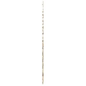 Christmas Tree with 130 LEDs Natural 210 cm Solid Ash wood