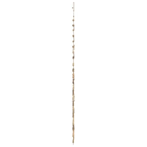 Christmas Tree with 130 LEDs Natural 210 cm Solid Ash wood