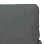 Sofas with Cushion 110cm Dark Grey Plywood