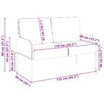 Sofas with Cushion 110cm Dark Grey Plywood