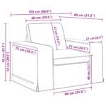 Sofa Set 2 pcs Dark Grey 222 x 80 x 82 cm Fabric