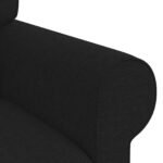 Sofa Black 95 x 82 x 80 cm Fabric