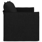 Sofa Black 196 x 82 x 85 cm Fabric