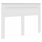 Bed Frame with Headboard White 150 x 200 cm Engineered Wood