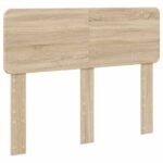Bed Frame with Drawer Sonoma Oak 135 x 190 cm Engineered Wood