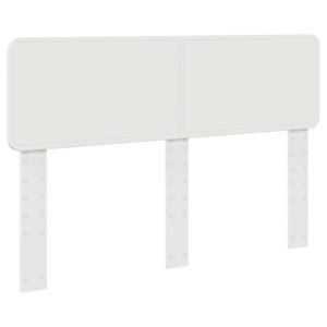 Bed Frame with Headboard White 150 x 200 cm Engineered Wood