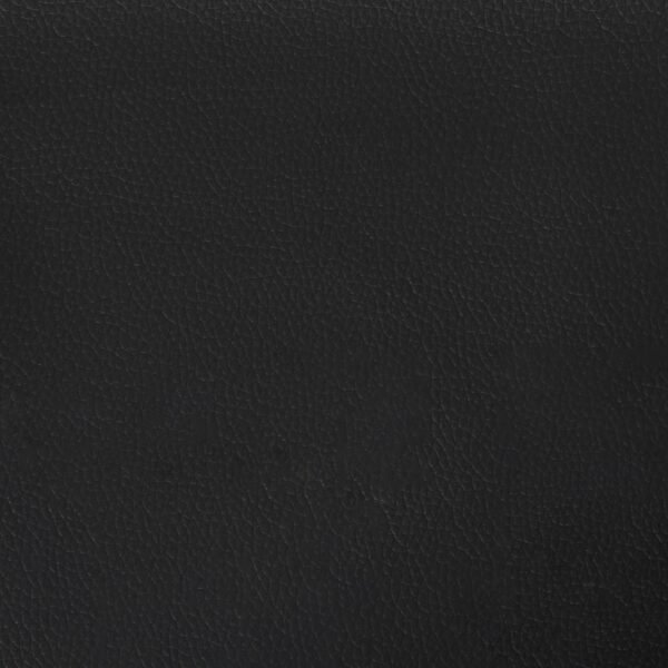 Bed Frame with Headboard Black 137 x 190 cm Faux Leather