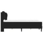 Bed Frame with Headboard Black 137 x 190 cm Faux Leather