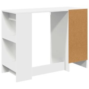 Desk with Drawer White 100 x 40 x 75 cm Engineered Wood
