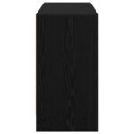 Desk with Drawer Black Oak 100 x 40 x 75 cm Engineered Wood