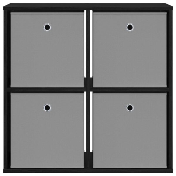 Sideboard with Drawer Black Oak 68.5 x 32 x 67 cm