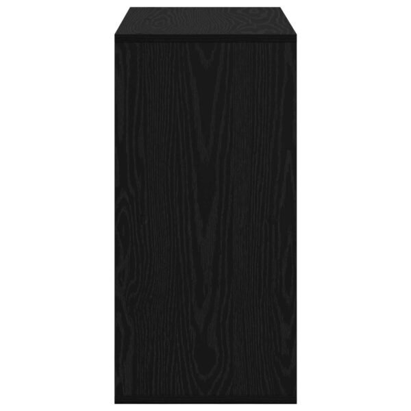 Sideboard with Drawer Black Oak 68.5 x 32 x 67 cm