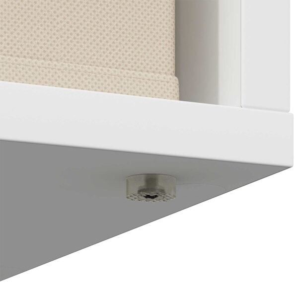 Sideboard with Drawer White 30.5 x 27 x 84.5 cm