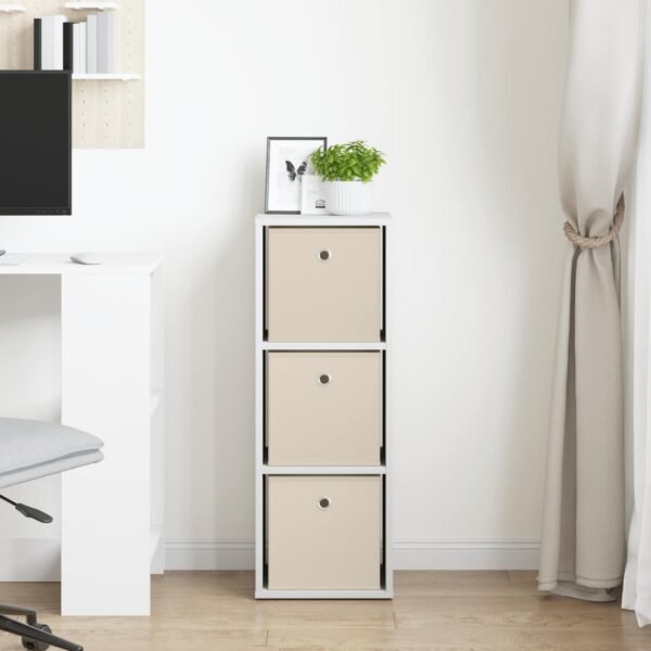 Sideboard with Drawer White 30.5 x 27 x 84.5 cm