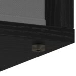Sideboard with Drawer Black Oak 35 x 32 x 99.5 cm