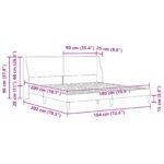 Bed Frame with Headboard connect plate