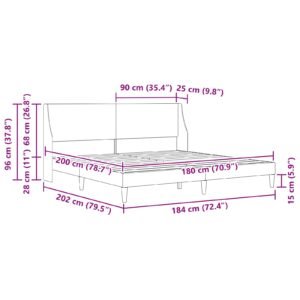 Bed Frame with Headboard connect plate