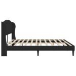 Bed Frame with Headboard Black 180 x 200 cm Faux Leather