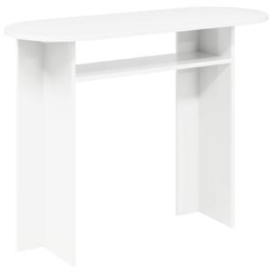 Console Table White 100 x 39.5 x 75 cm Engineered Wood