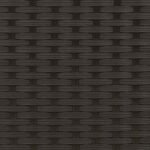 Garden Footstool with Pillow Black 80 x 38 x 45 cm PE Rattan