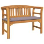 Garden Rose Lounge Set with Cushion 4 pcs Solid Acacia Wood