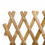Expandable Trellis Fence 2 pcs Light Brown 100 x 105 cm Bamboo