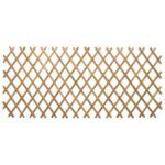 Expandable Trellis Fence 2 pcs Light Brown 100 x 105 cm Bamboo