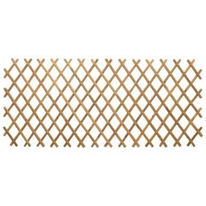 Expandable Trellis Fence 2 pcs Light Brown 100 x 105 cm Bamboo