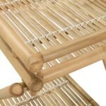 Tea Trolley with wheels Natural 79 x 67.5 x 84 cm Bamboo