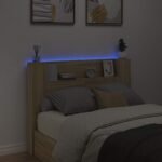 Headboard Sonoma Oak 140 x 16,5 x 103,5 cm Engineered Wood