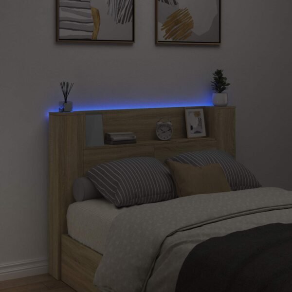 Headboard Sonoma Oak 140 x 16,5 x 103,5 cm Engineered Wood