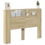 Headboard Sonoma Oak 140 x 16,5 x 103,5 cm Engineered Wood
