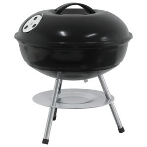 Charcoal Grill Black 36.5 x 36.5 x 40 cm